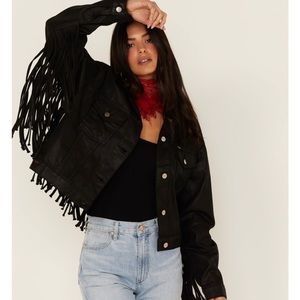 Fringe Jean jacket